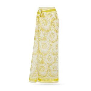 Dior Swimwear Sarong Toile de Jouy Yellow  One Size